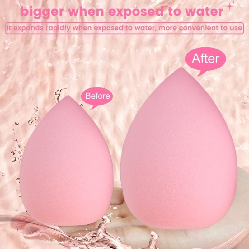 42 Pcs Brochas Maquillaje Profesional Esponjas Neceseres