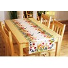 Kamaca Series Tulips and Butterflies Tablecloth, High-Quality Print Motif with