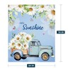 Spring Summer Large Throw Blanket Farmhouse Daisy Truck Throw Blanket