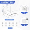 Cowboy Hat Rack(12Pack) - Wide Brimmed Organizer - Strong Adhesive