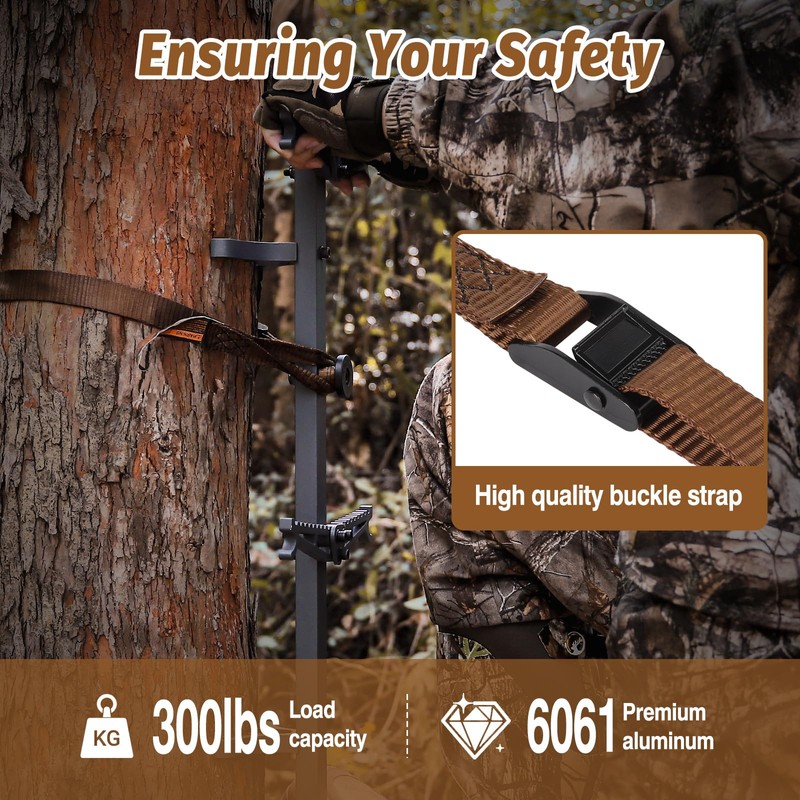Kalkal Climbing Sticks 3 Pack, 30" Climbing Sticks for Hunting