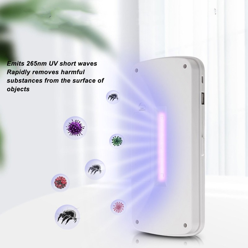 Ultraviolet Cleaning Box Dual USB Interface 360 Degree Cleaning 1200mAh