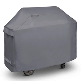 Unicook Grill Cover 50 Inch, Outdoor Heavy Duty Waterproof Gas BBQ Cover, UV & Fade Resistant Material, Compatible with Weber, Char-Broil, Nexgrill and More Grills, All Weather Resistant, Grey