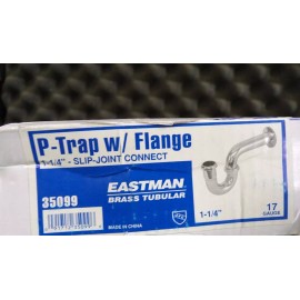 Eastman Stainless Steel P-Trap with Flange 35099 (G)