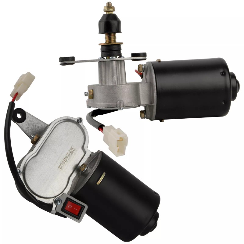 LIANGREN 12V Electric Windshield Wiper Motor Kit+Wiring For Polaris Ranger