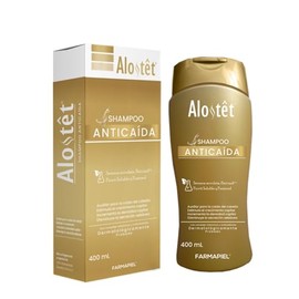 ALOSTÊT Shampoo Anticaída | Previene la Perdida del Cabello y Aumenta la Densidad Capilar | Champu Anticaida para Piel Sensible Mujeres y Hombres I Tratamiento Anticaída de Uso diario | Testeado Dermatólógicamente | 400 ml (400 ml, Sensitive)