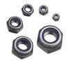 Pack of 100 Self-Locking Nuts, Stainless Steel Hexagonal Stop Nuts,