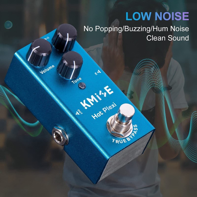 lotmusic Kmise Hot Plexi Electric Guitar Effects Pedal Mini Single
