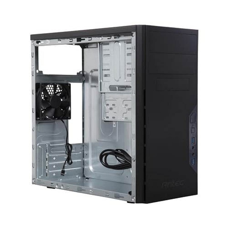 Antec VSK3000E-U3_US SGCC Steel Black Mini Tower Case, Micro ATX