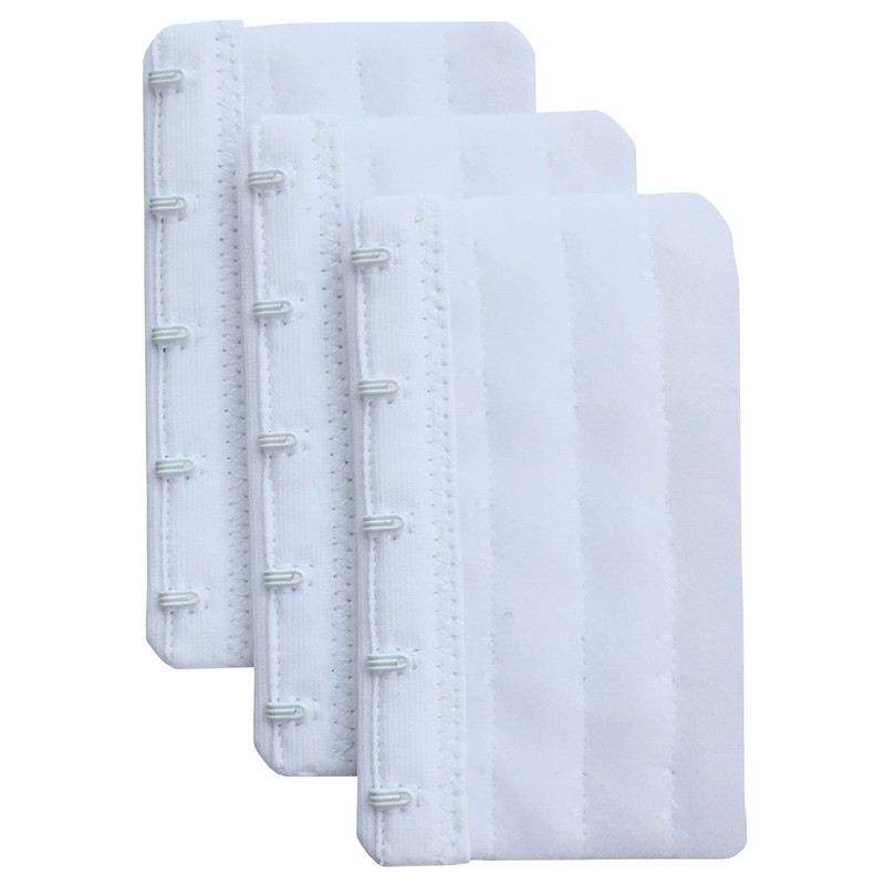 Chanie Women Pack of 3 Soft Comfortable 5 Hooks Bra