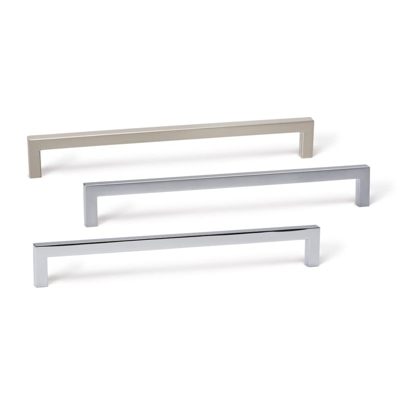 Gedotec DER U long bar handle, furniture handle, chrome matt,