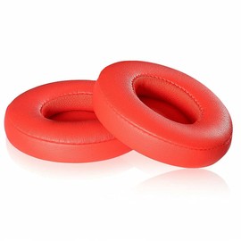 for Beats Solo 2.0/3.0 Replacement Earpads, Protein Leather/Memory Foam Ear Cushion Pads Cover Ear Cups for Beats Solo 2.0/3.0 Wireless On Ear Headphones ONLY New York, USA (Red)