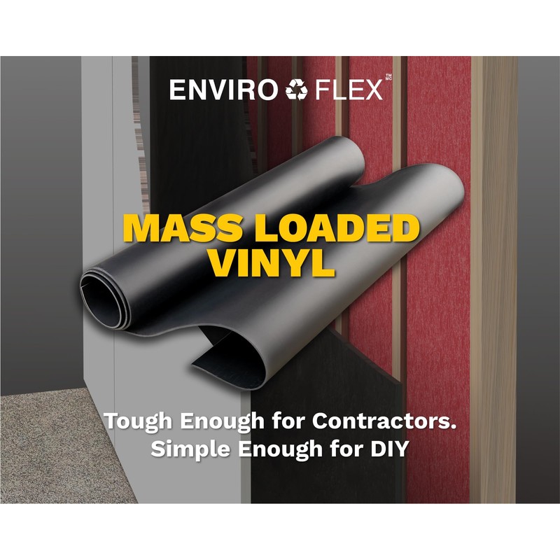 EnviroFlex 1 LB Mass Loaded Vinyl 4’x4’ (16 SF) –