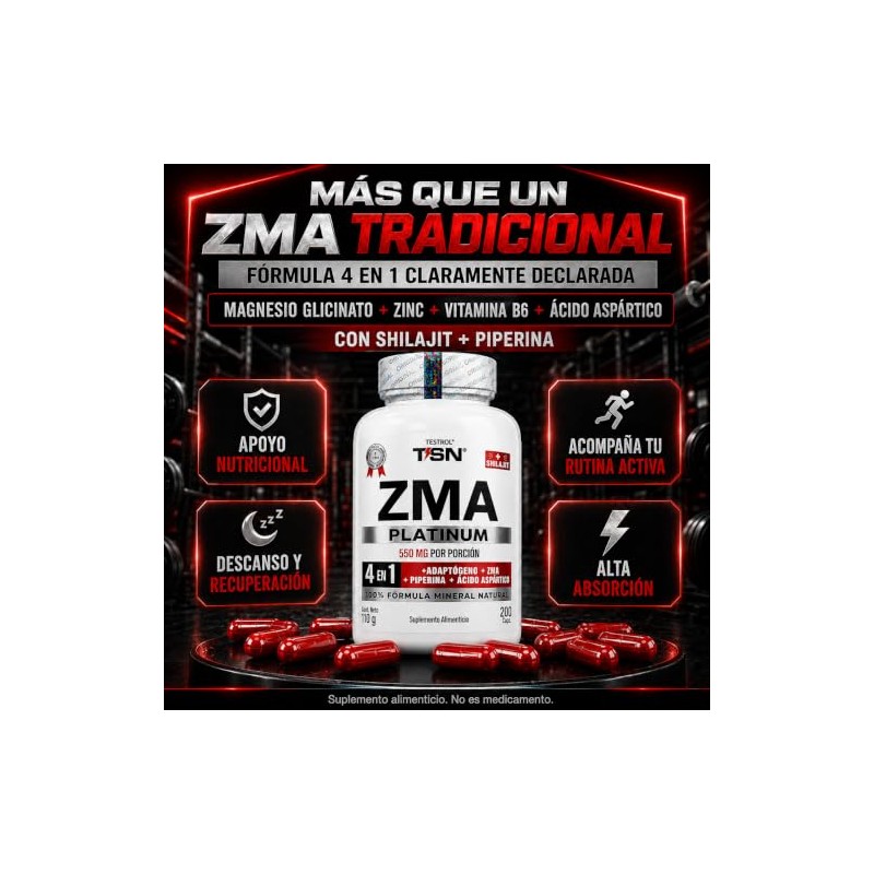 Zma 200 Capsulas Testrol