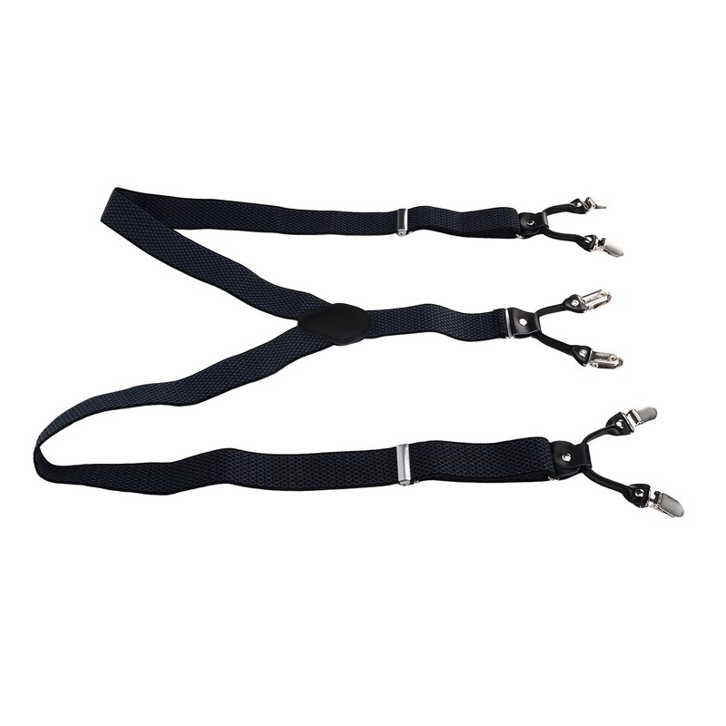 Mens Suspenders Strong Fixability Adjustable Beautiful Practical Fashionable Metal Clip