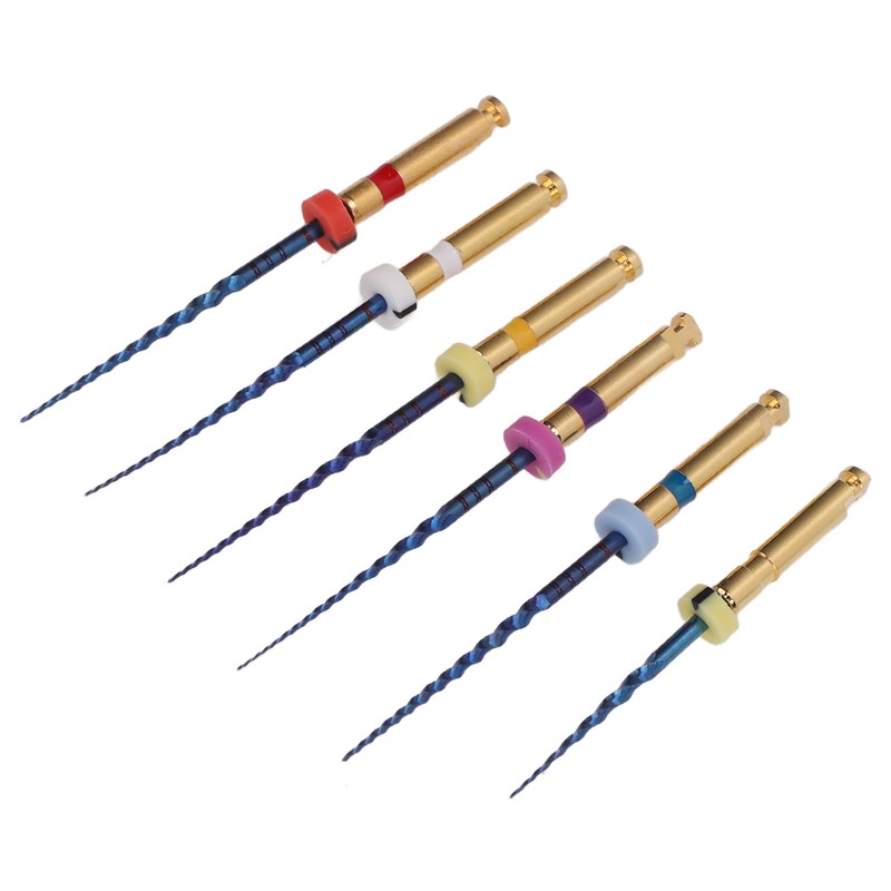 6pcs SX F3 Dental Endo Canal Files Large Taper Thermal
