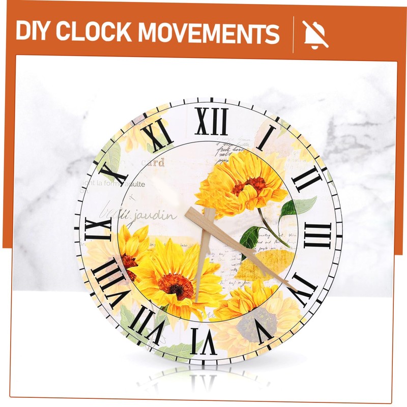 COHEALI 4 Sets DIY Wall Clock Movement Kit of Replacement
