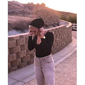 Satin Lined Caps for natural hair: Silk line Beanie: Sleeping cap women:Sleep bonnet for curly heads: Night hats:Men winter hat