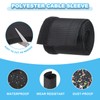 PATIKIL Cable Sleeve with Hook and Loop Fastener, 6.6 Ft