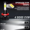 CHUSYYRAY For Freightliner Cascadia Combo 6x H11 LED Headlight Bulbs+Fog