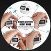 BGJRBY 3 Pack Hand Tally Clicker Counter 4 Digit Display