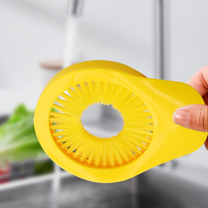 CCHOME Corn Silk Remover, Corn Silk Cleaning Brush Yellow
