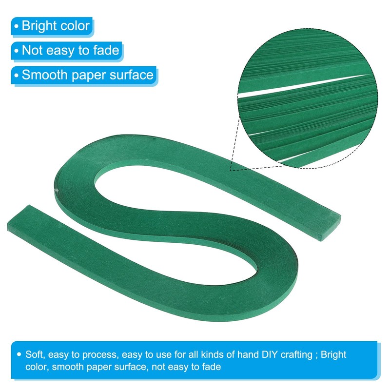 PATIKIL 600pcs Quilling Strips Paper 5mm(3/16") 54cm Origami Paper Quilling