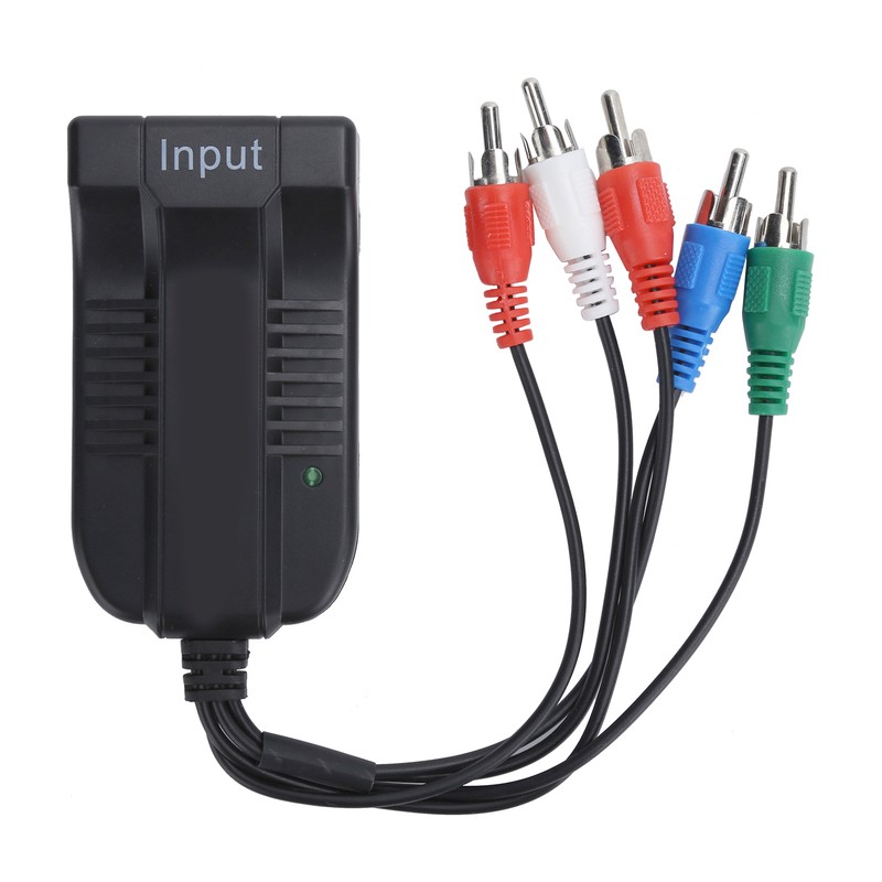 Z10AS RGB Component HDMI-Compatible Video R/L Audio to YPBPR Converter