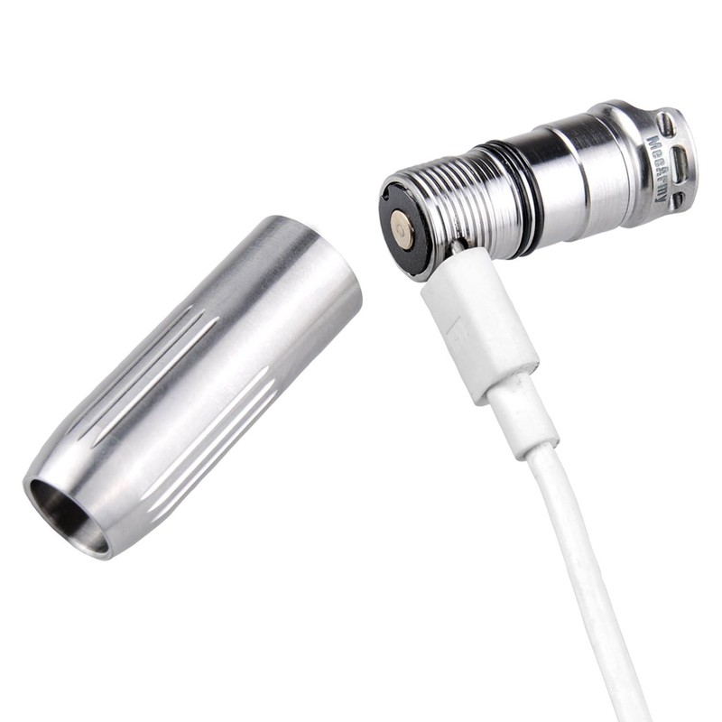 MecArmy X3S Handheld Mini EDC Flashlight with Micro USB Charging,