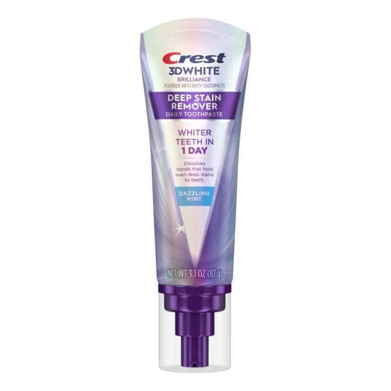 Crest 3dwhite Brilliance Quitamanchas Profundo Menta