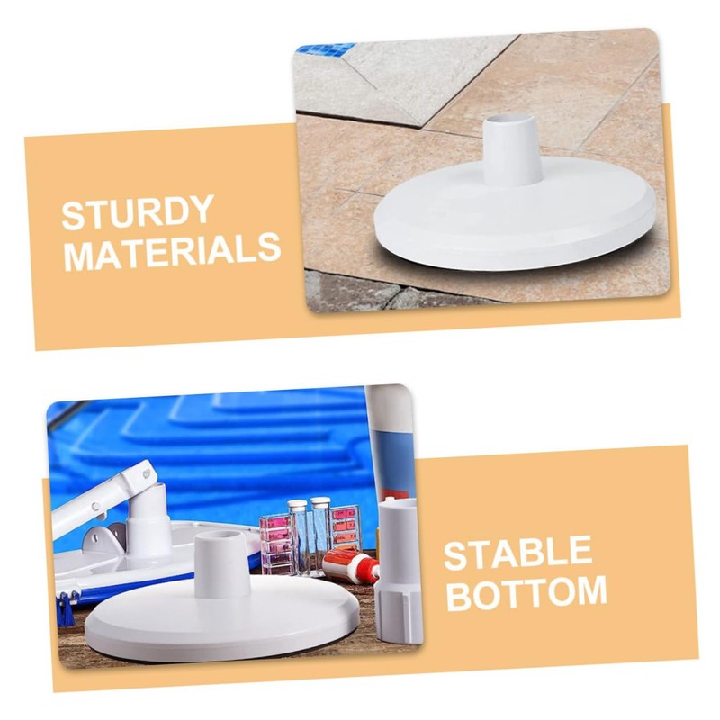 Totority Pool Vacuum Plate Durable Plastic Vacuum Bottom Base for
