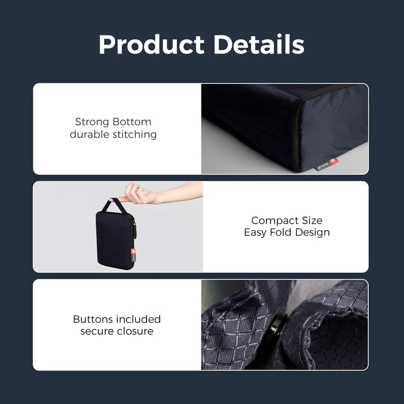 Pack all Lightweight Folding Tote Bag, Eco Bag, Waterproof, Shopping
