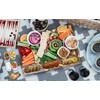Acacia End Grain Cutting Board (17x13x1.5in), Butcher Block - Reversible