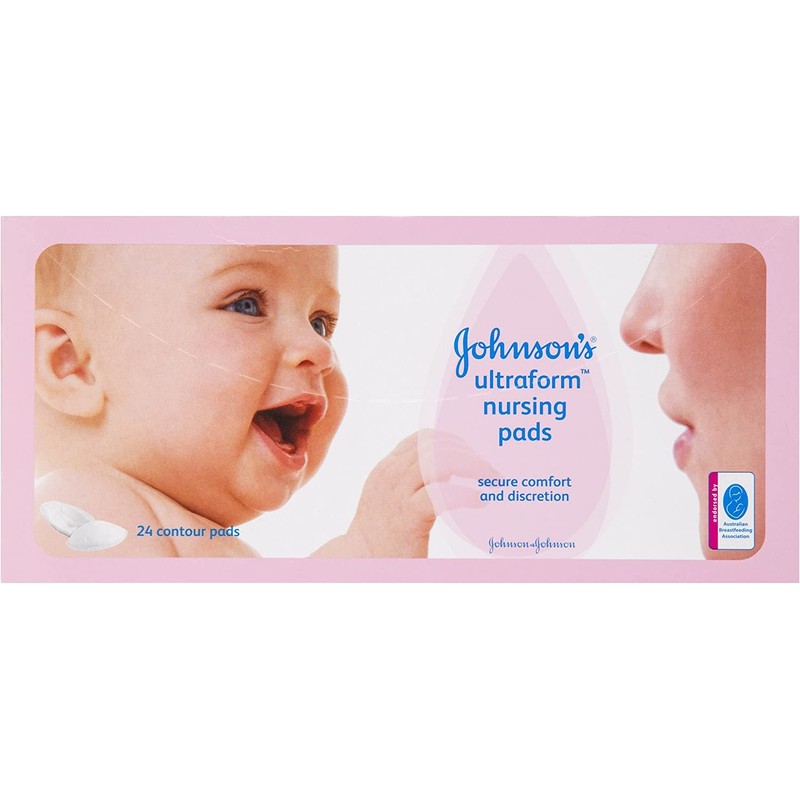 Johnson's Nursing Pads Ultraform 24 Contour Pads, Pack of 3