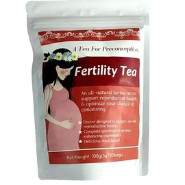 FERTILITY TEA - 1 Month Supply - Conceive Baby Getting Pregnant Infertility, 30 Tea Bags (1 Bag (30 tea bags))