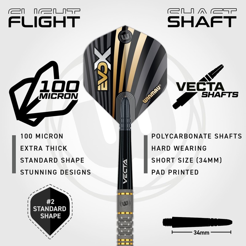 WINMAU – Michael Van Gerwen MvG - EvoX 21g Professional