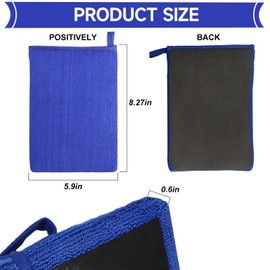 starfa lab Clay Mitt,Premium Microfiber Clay Bar Alternative Mitt for Auto Detailing,Scratch Free Paint&Glass Safe,Dual-Sided Design for Efficient Contaminant Removal