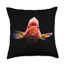 Blood Parrot Cichlid Throw Pillow