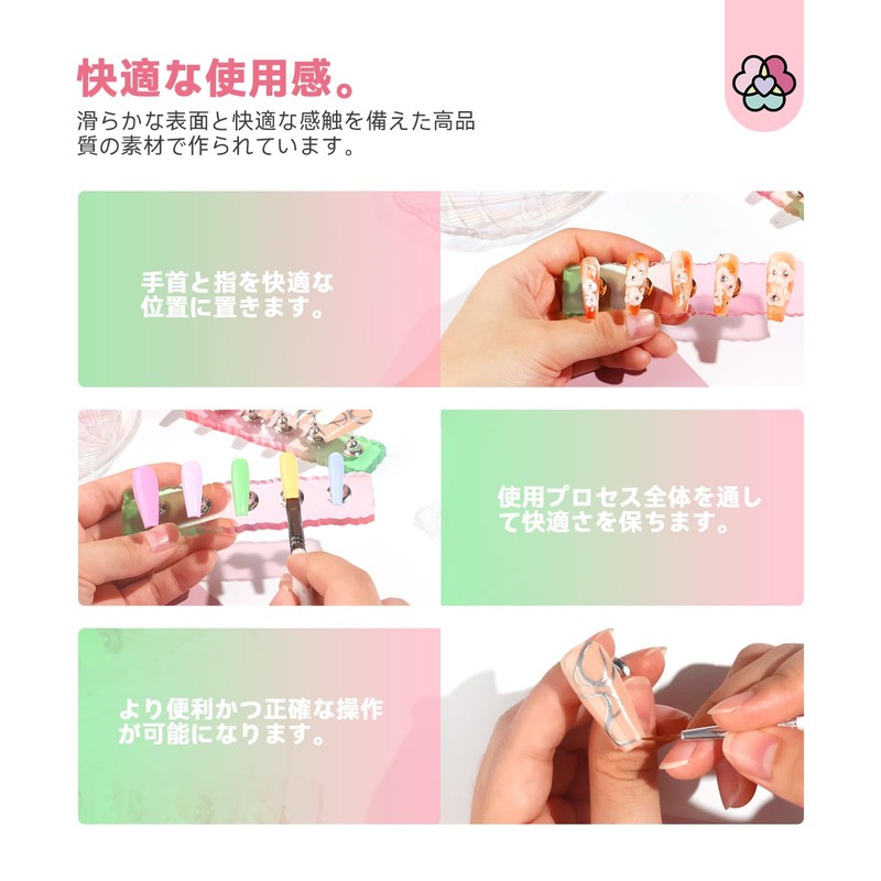 Saviland 15 PCS Nail Holder Strong Magnet Nail Stand for