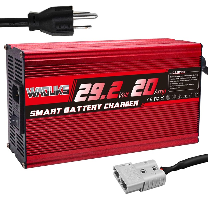 29.2V 20A LiFePO4 Battery Charger Used for 8S 24V 25.6V