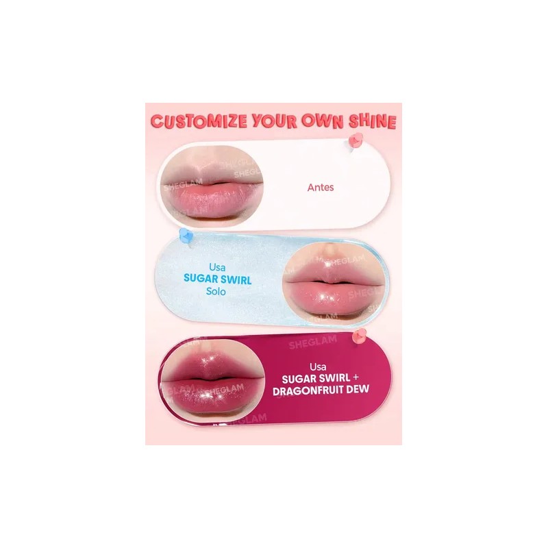 Sheglam Hydra Jelly Bálsamo Labial Hidratante - Guava Glow