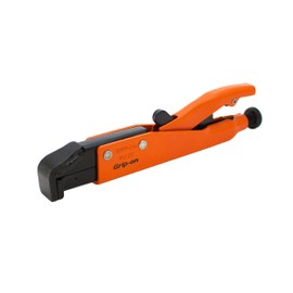 Grip-On 91207 7-Inch Axial Grip L-Shaped Locking Pliers in Orange Epoxy