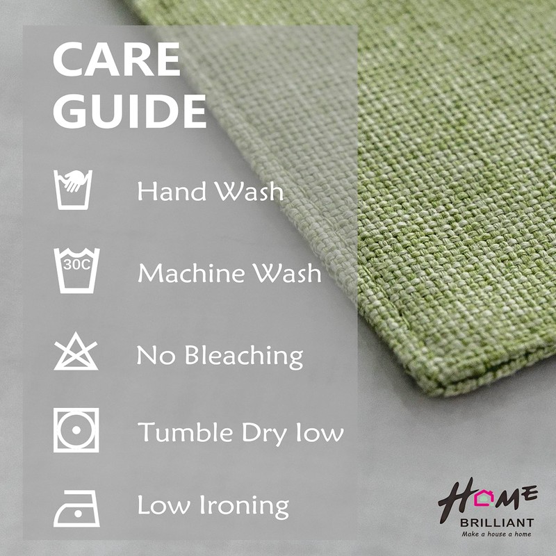 Home Brilliant Table Mats Set of 4 Easy Clean, Spring