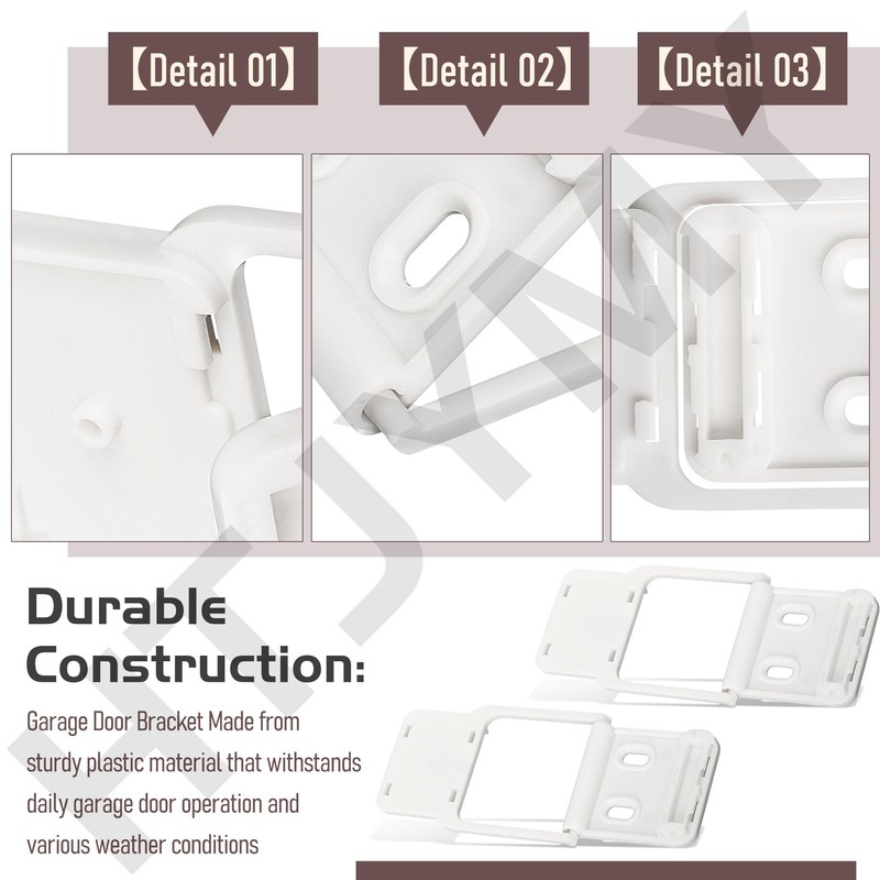 Garage Door Mounting Bracket for SimpliSafe Entry Sensors - Easy