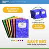 Composition Notebooks, (6 Pack), Wide Ruled Composition Notebook, Marble Composition