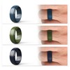 Silicone Ring Men, 2/7 Rings Set Rubber Wedding Bands for