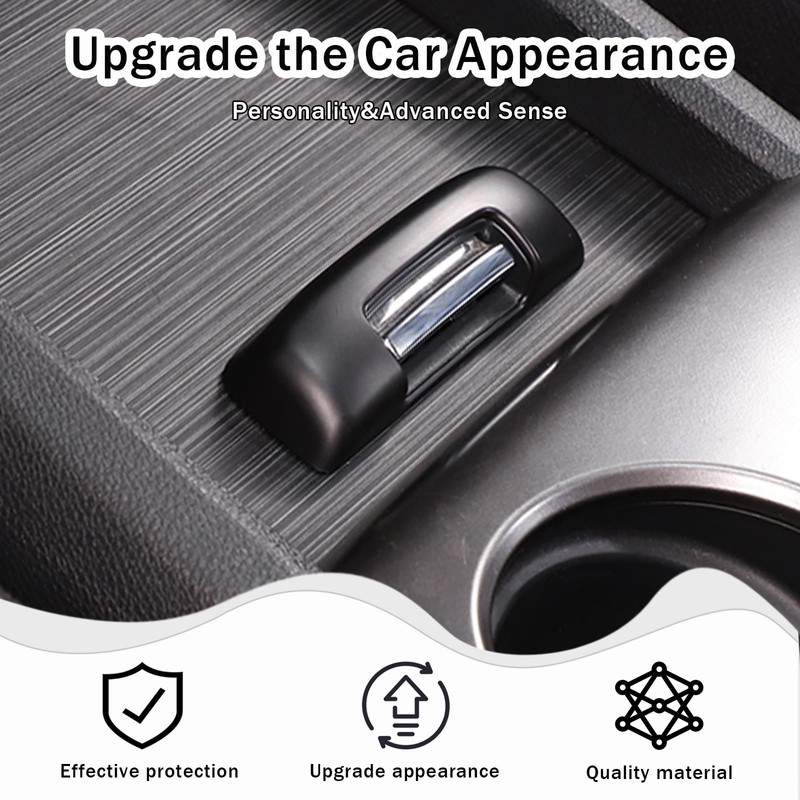 HIRUFAIT Armrest Box Handle Switch Cover Trim for Honda Pilot