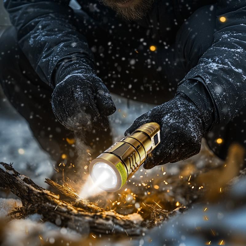 SKYFIRE 1097 Rechargeable LED Tactical Flashlight – Ultra-Bright, Zoom Focus,