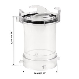 RULLINE 5" RV Clear Sewer Hose Extension Adapter Sewer Hose Connector with Leak-Proof Seal Compatible with Bayonet/Lug Compatible with Easy Hookup for Camper Trailer Motorhome