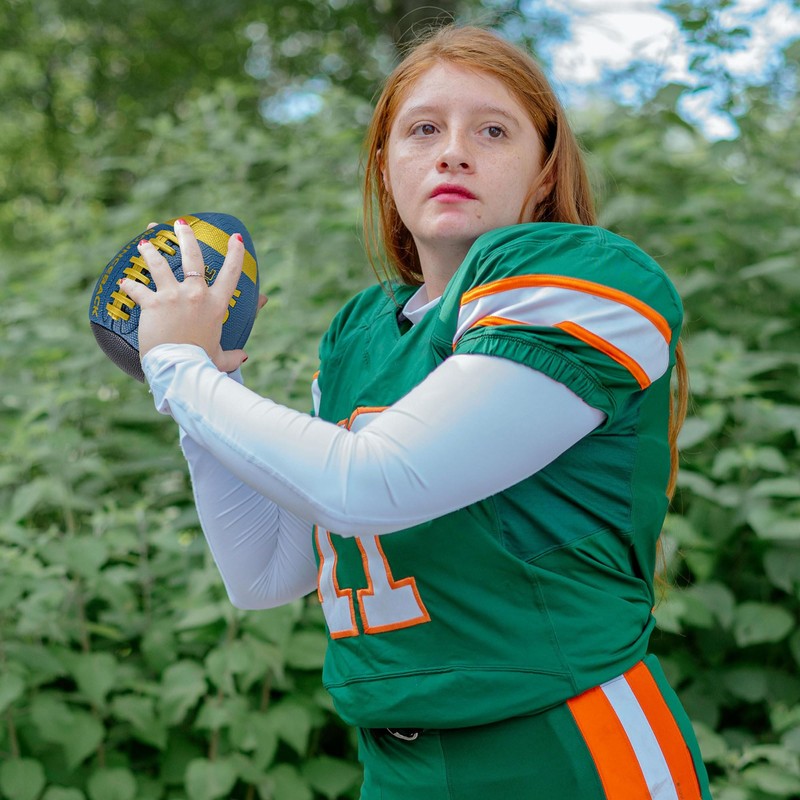 BOUNCEBACK Training Football, Size 7, Youth Training Football Equipment for